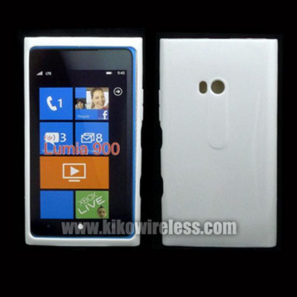 Wholesale TPU Gel Case for Nokia Lumia 900 (White)